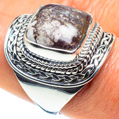 Peanut Wood Jasper Rings handcrafted by Ana Silver Co - RING58605