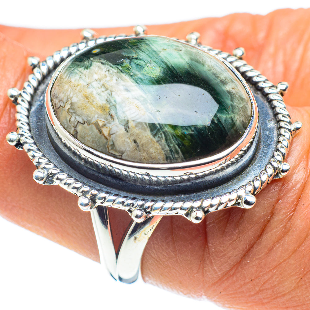 Ocean Jasper Rings handcrafted by Ana Silver Co - RING58610