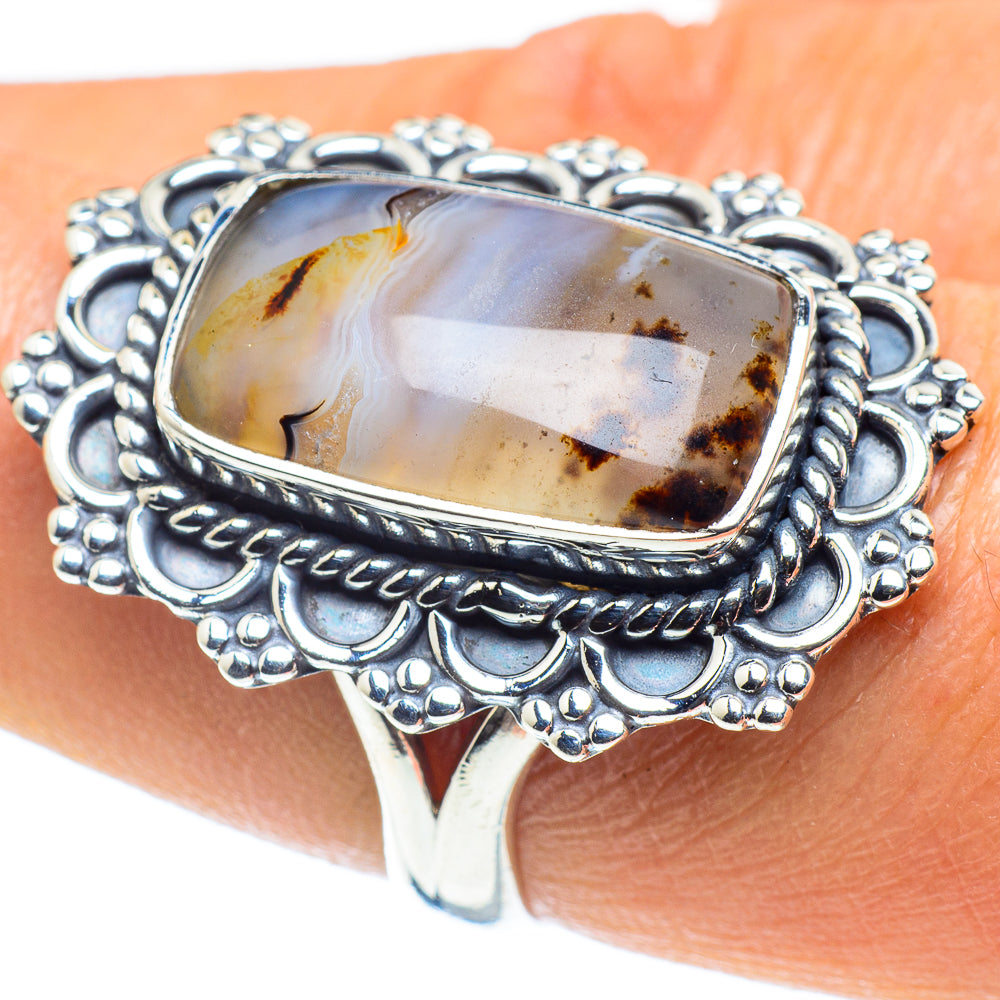 Montana Agate Rings handcrafted by Ana Silver Co - RING58617