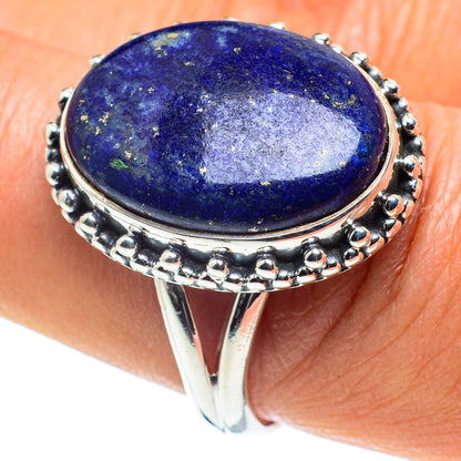 Lapis Lazuli Rings handcrafted by Ana Silver Co - RING58626