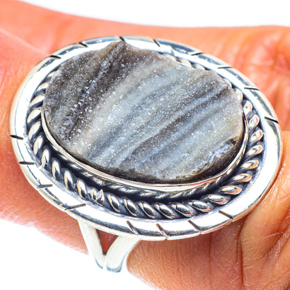 Desert Druzy Rings handcrafted by Ana Silver Co - RING58632