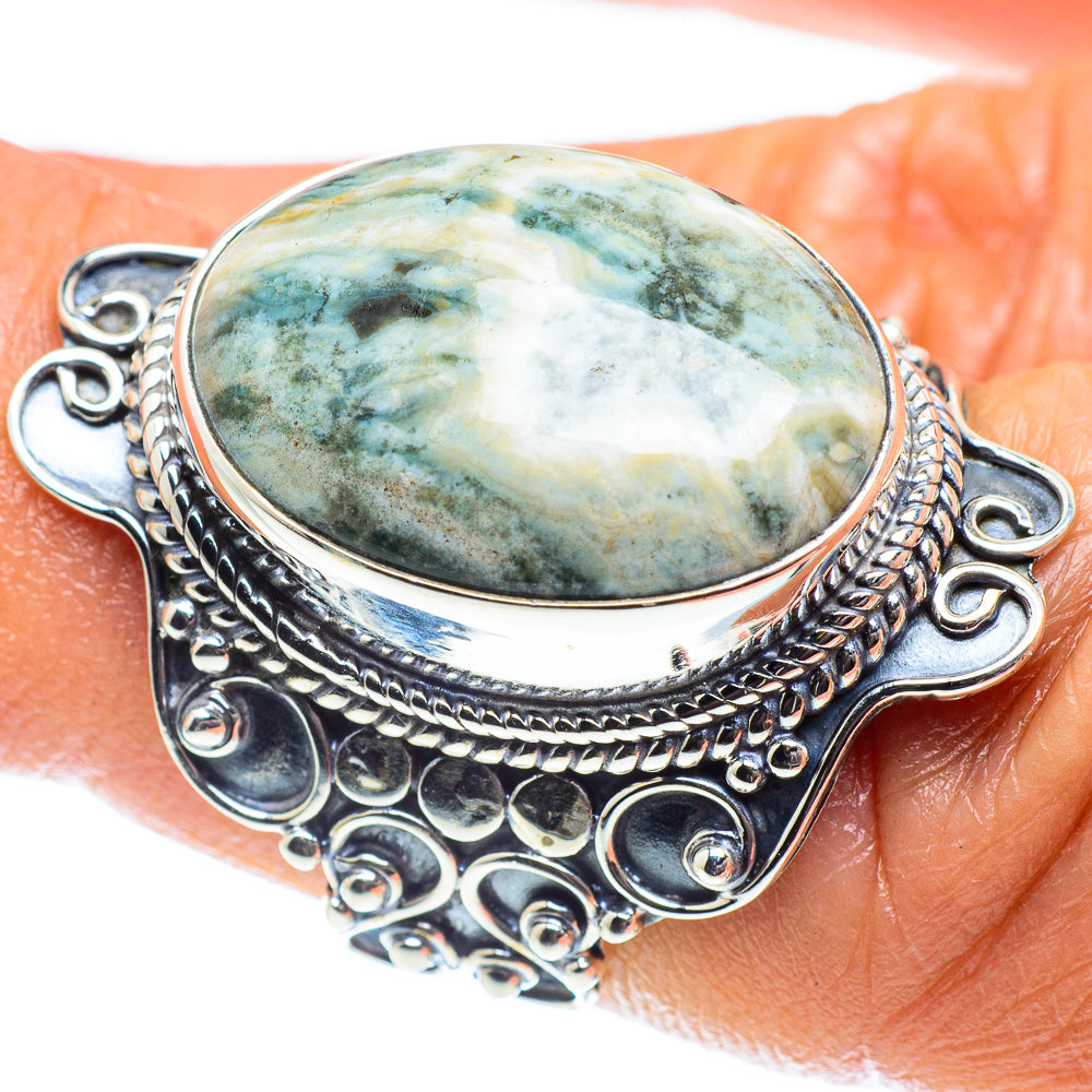 Ocean Jasper Rings handcrafted by Ana Silver Co - RING58645