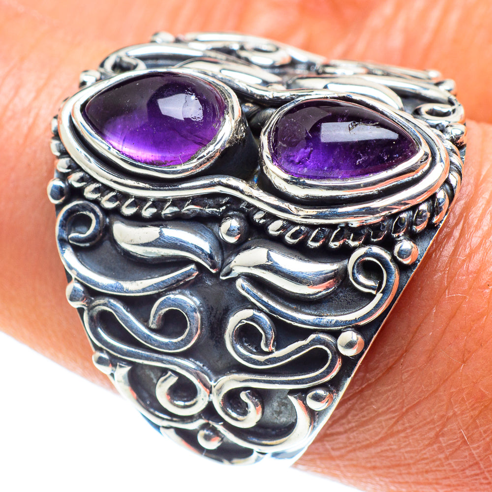 Amethyst Rings handcrafted by Ana Silver Co - RING58653