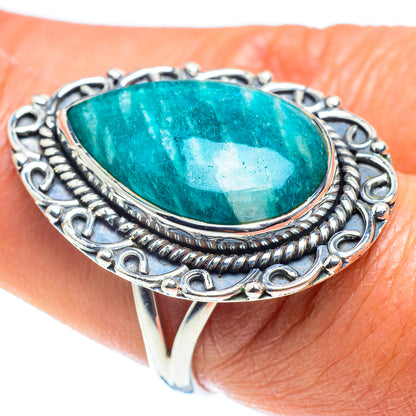 Amazonite Rings handcrafted by Ana Silver Co - RING58659