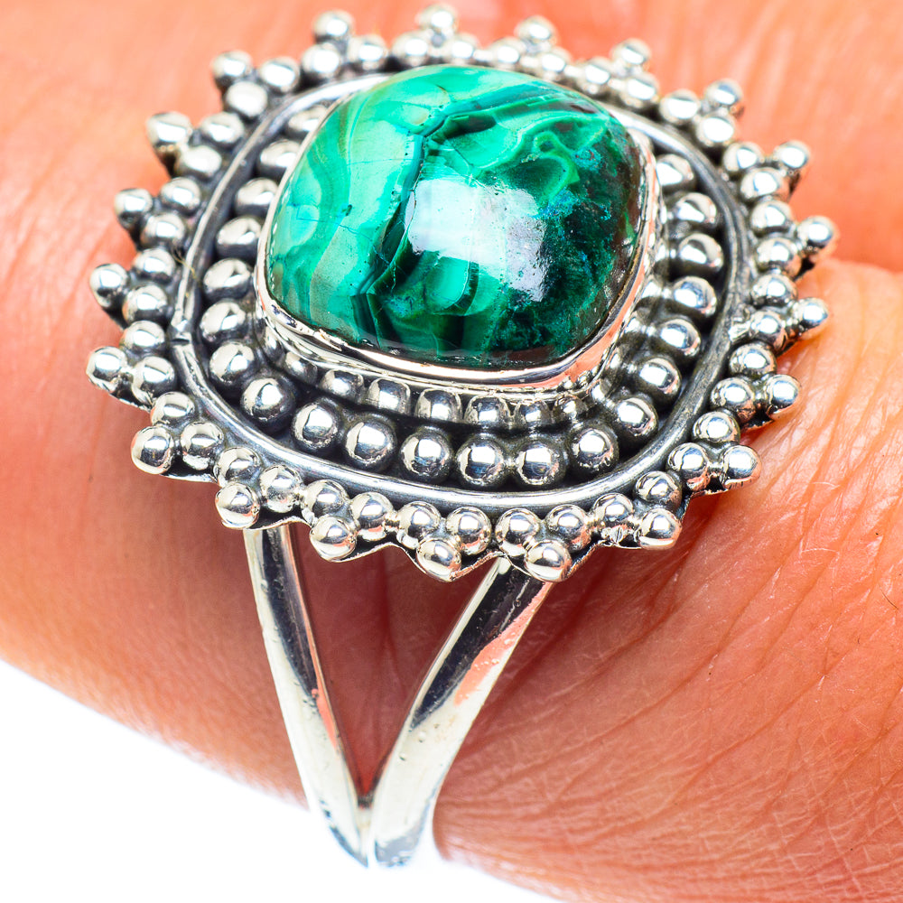 Chrysocolla Rings handcrafted by Ana Silver Co - RING58662