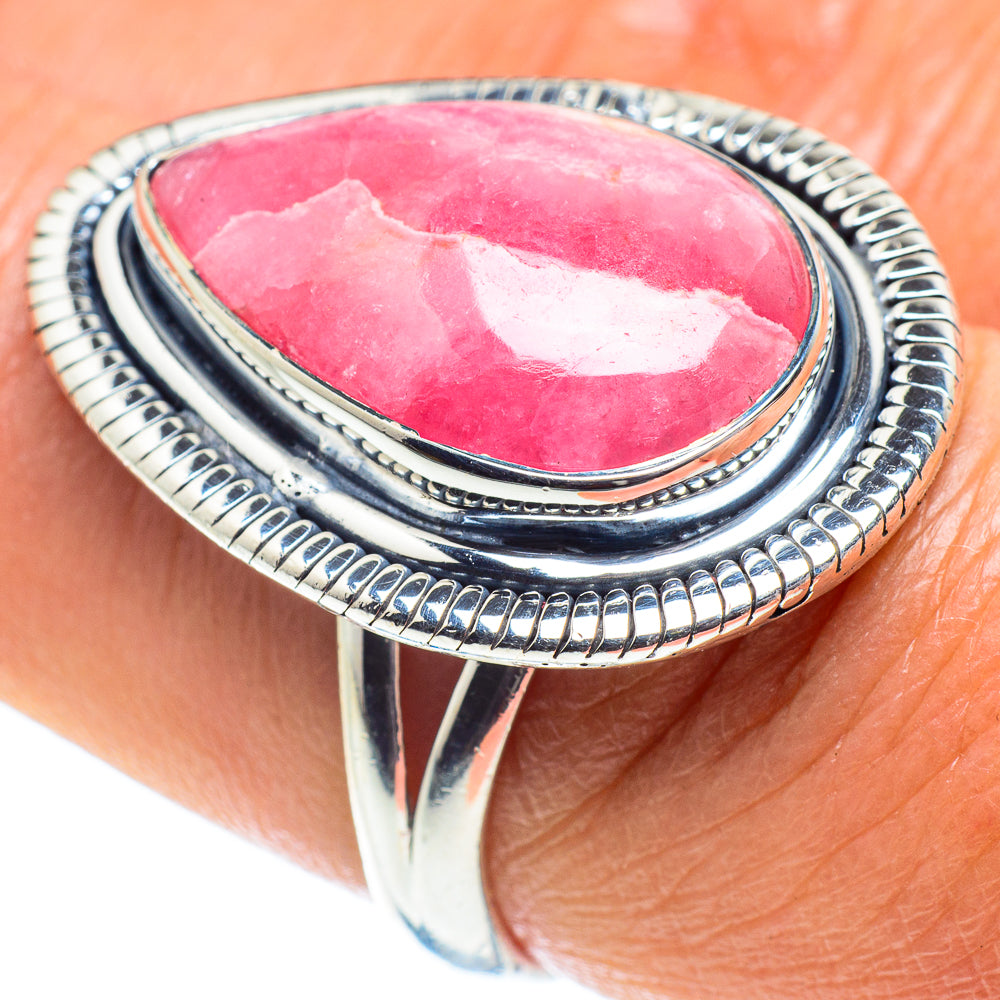 Rhodochrosite Rings handcrafted by Ana Silver Co - RING58665