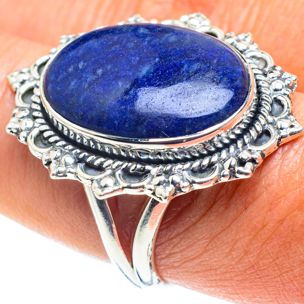 Lapis Lazuli Rings handcrafted by Ana Silver Co - RING58668