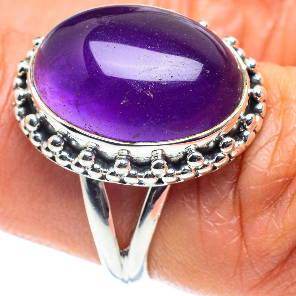 Amethyst Rings handcrafted by Ana Silver Co - RING58678