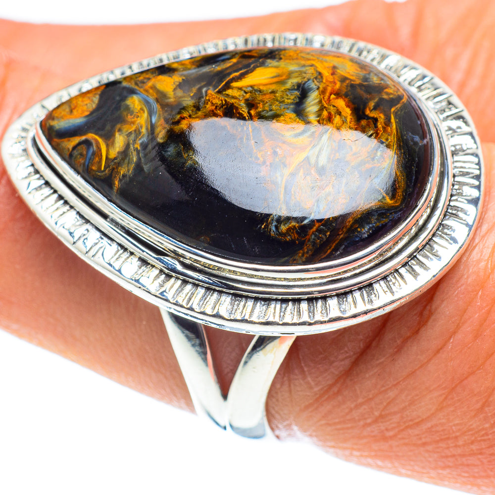 Pietersite Rings handcrafted by Ana Silver Co - RING58685