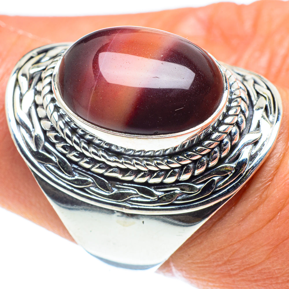 Mookaite Rings handcrafted by Ana Silver Co - RING58692