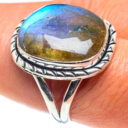 Labradorite Rings handcrafted by Ana Silver Co - RING58703