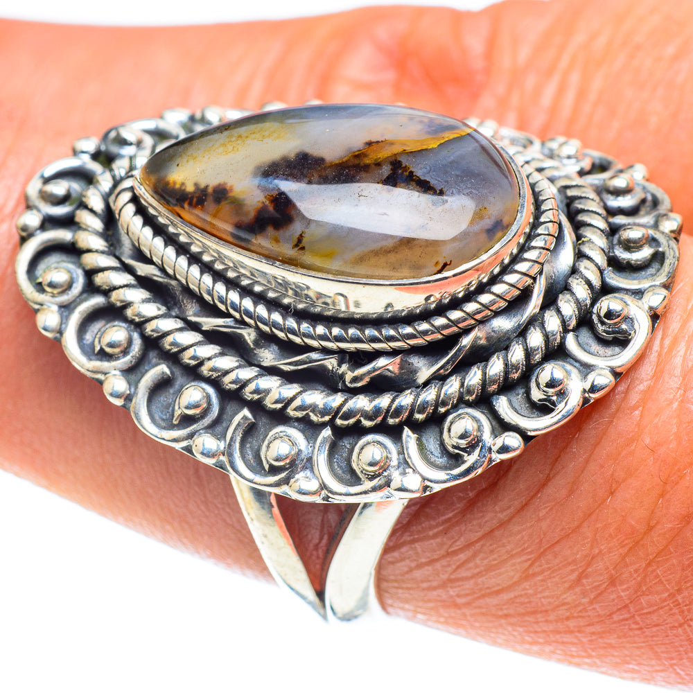 Montana Agate Rings handcrafted by Ana Silver Co - RING58714