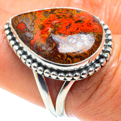 Moroccan Agate Rings handcrafted by Ana Silver Co - RING58731