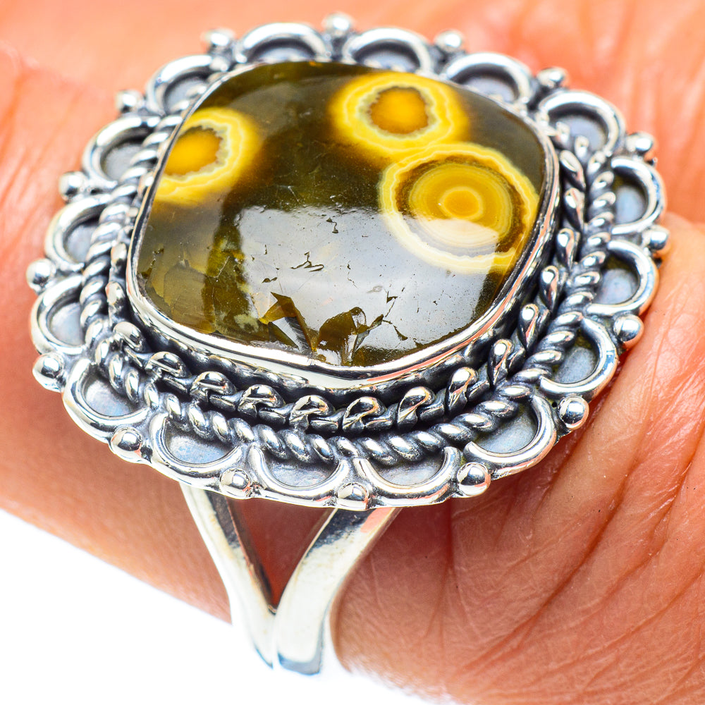 Ocean Jasper Rings handcrafted by Ana Silver Co - RING58753
