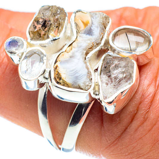 Geode Slice Rings handcrafted by Ana Silver Co - RING58785