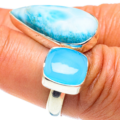 Larimar Rings handcrafted by Ana Silver Co - RING58791