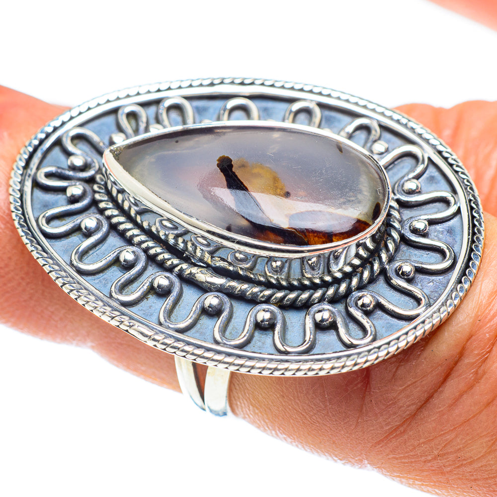 Montana Agate Rings handcrafted by Ana Silver Co - RING58798