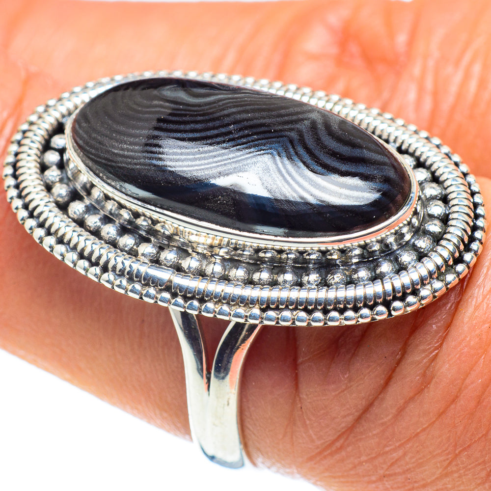 Psilomelane Rings handcrafted by Ana Silver Co - RING58807