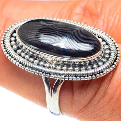 Psilomelane Rings handcrafted by Ana Silver Co - RING58807