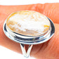 Plume Agate Rings handcrafted by Ana Silver Co - RING58817
