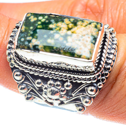 Ocean Jasper Rings handcrafted by Ana Silver Co - RING58820