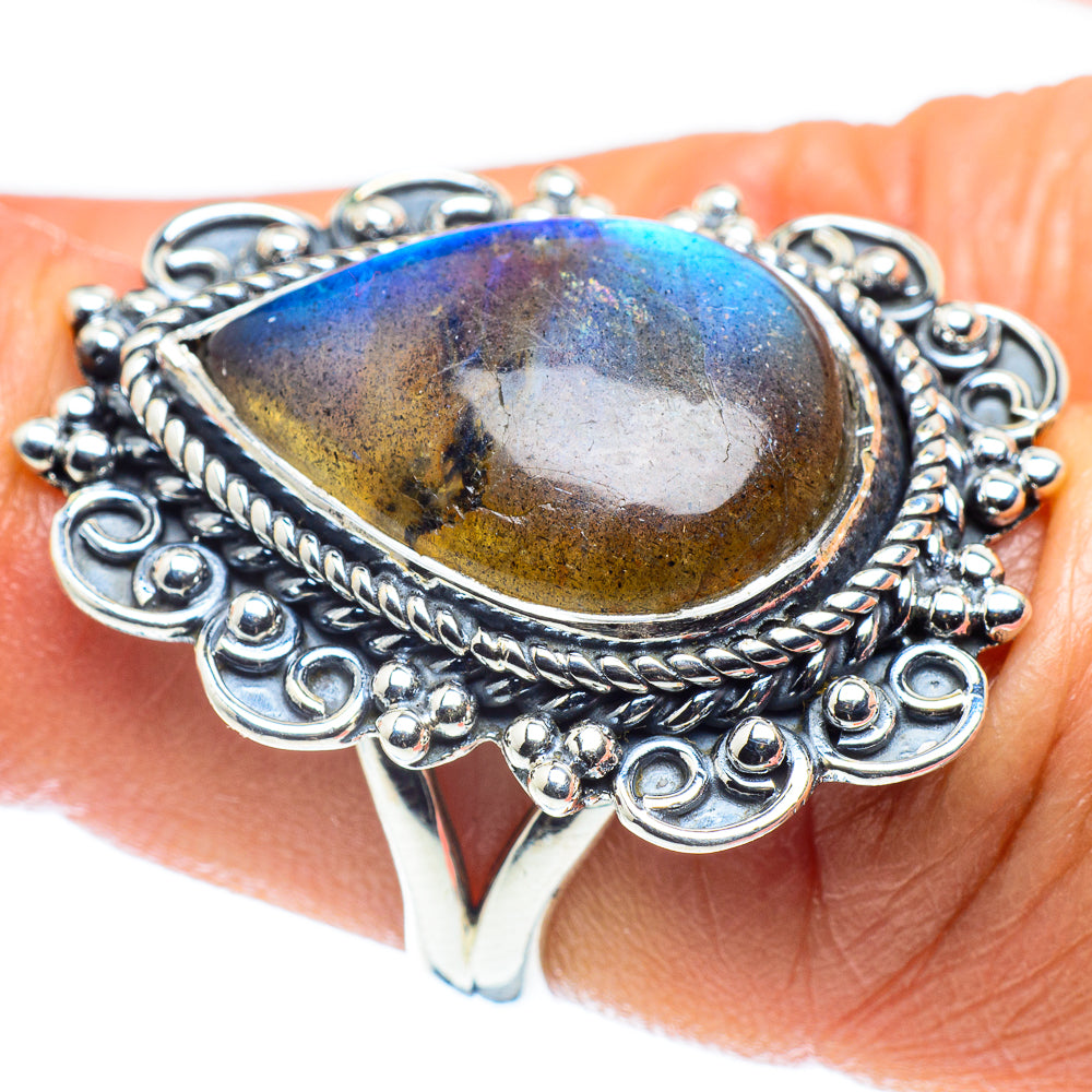 Lapis Lazuli Rings handcrafted by Ana Silver Co - RING58825
