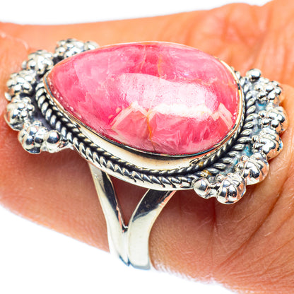 Rhodochrosite Rings handcrafted by Ana Silver Co - RING58828
