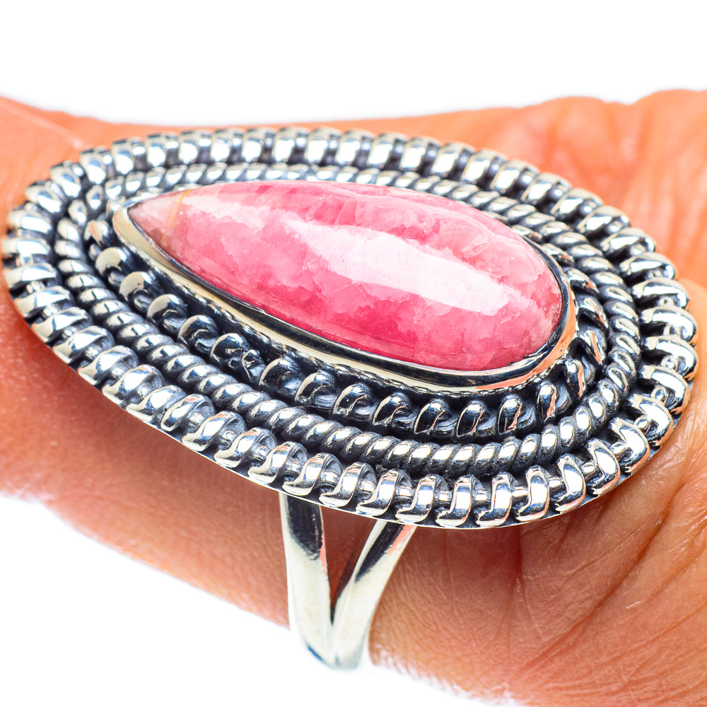 Rhodochrosite Rings handcrafted by Ana Silver Co - RING58829