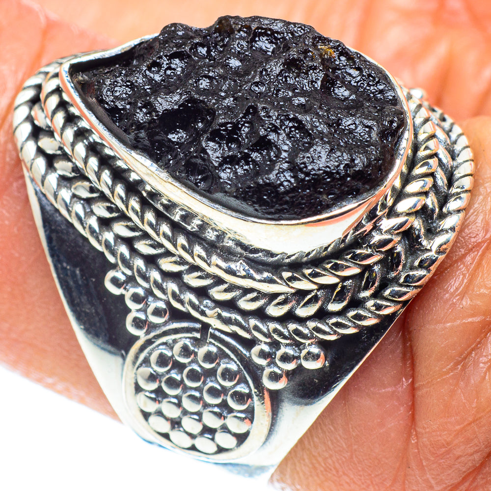 Tektite Rings handcrafted by Ana Silver Co - RING58840