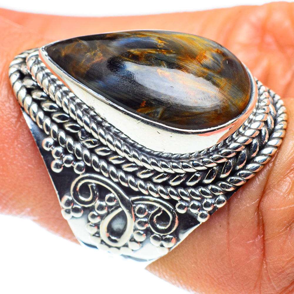 Pietersite Rings handcrafted by Ana Silver Co - RING58844