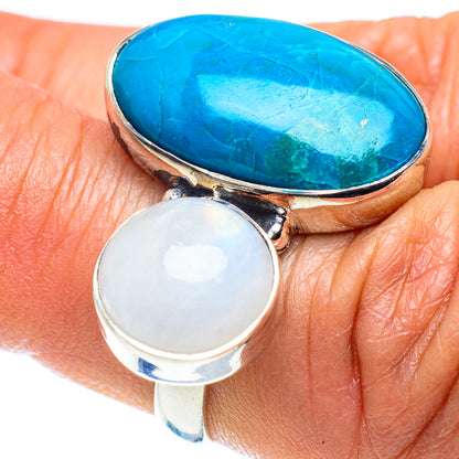 Chrysocolla Rings handcrafted by Ana Silver Co - RING58860