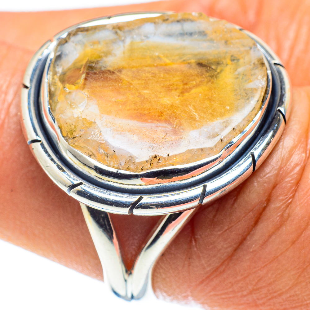 Citrine Rings handcrafted by Ana Silver Co - RING58861