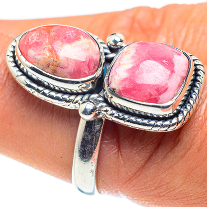 Rhodochrosite Rings handcrafted by Ana Silver Co - RING58872