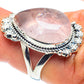 Rose Quartz Rings handcrafted by Ana Silver Co - RING58876