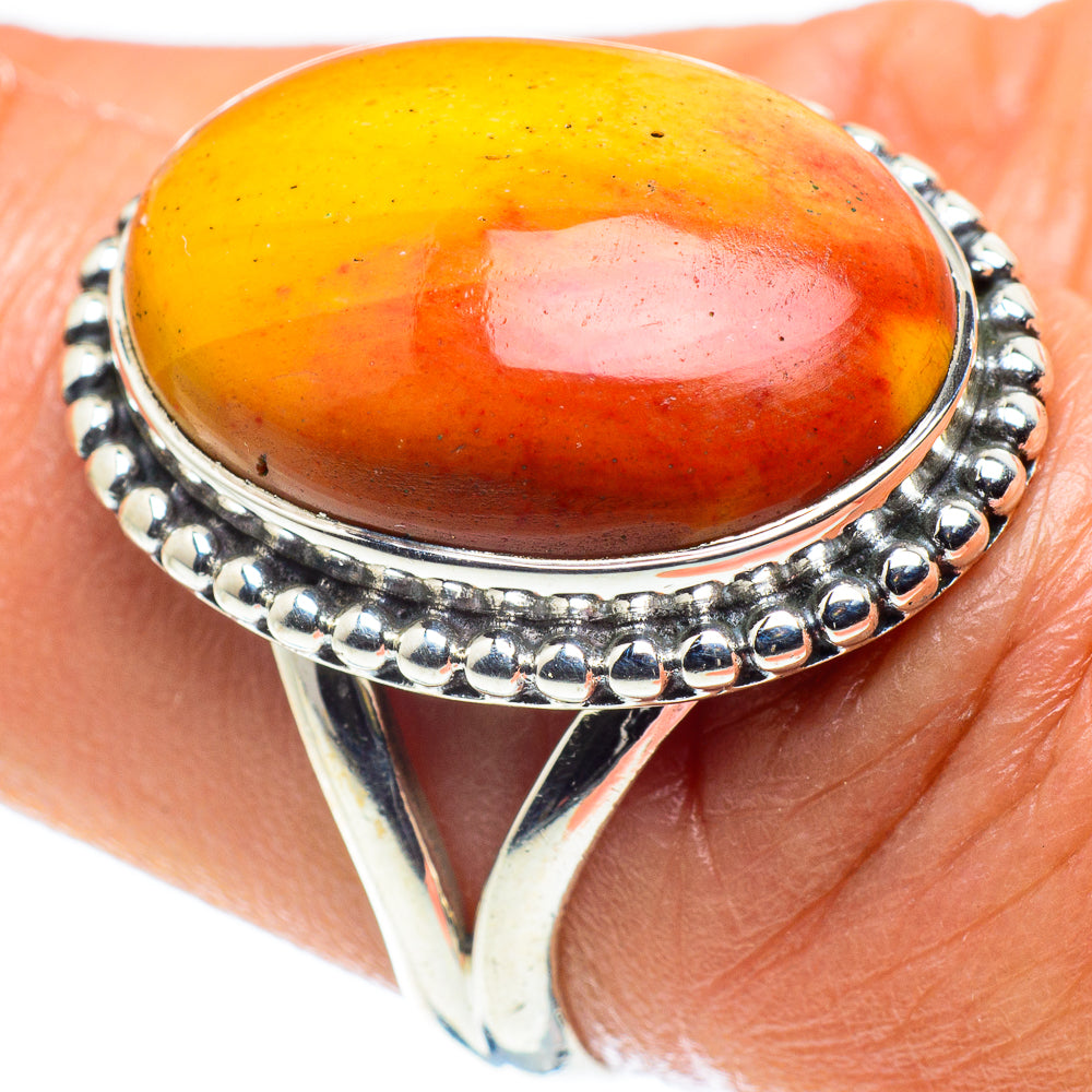 Mookaite Rings handcrafted by Ana Silver Co - RING58879