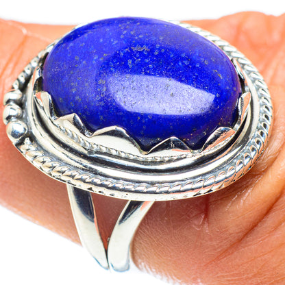Lapis Lazuli Rings handcrafted by Ana Silver Co - RING58891