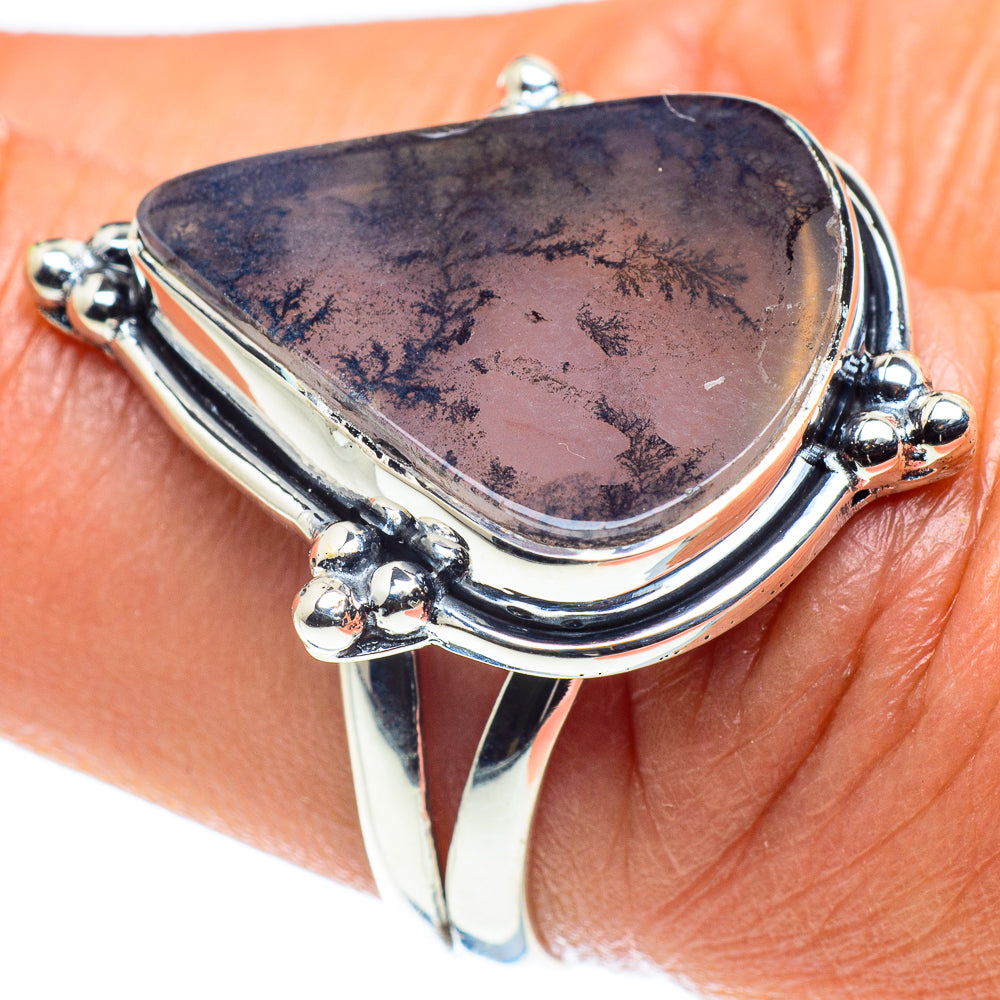 Scenic Dendritic Agate Rings handcrafted by Ana Silver Co - RING58899