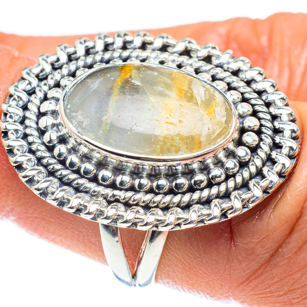 Green Fluorite Rings handcrafted by Ana Silver Co - RING58915
