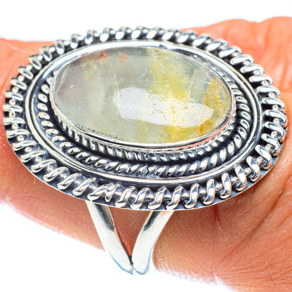 Green Fluorite Rings handcrafted by Ana Silver Co - RING58926