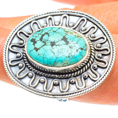 Tibetan Turquoise Rings handcrafted by Ana Silver Co - RING58928