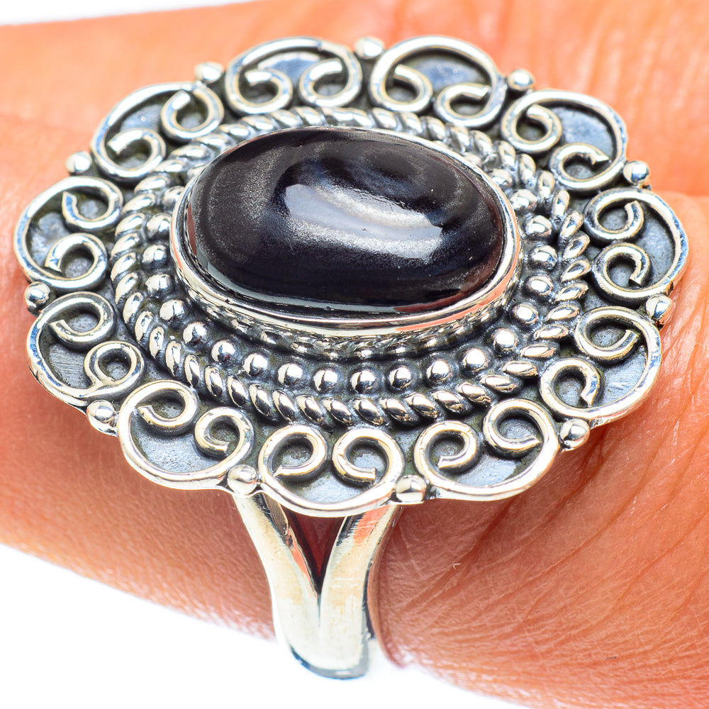 Psilomelane Rings handcrafted by Ana Silver Co - RING58957