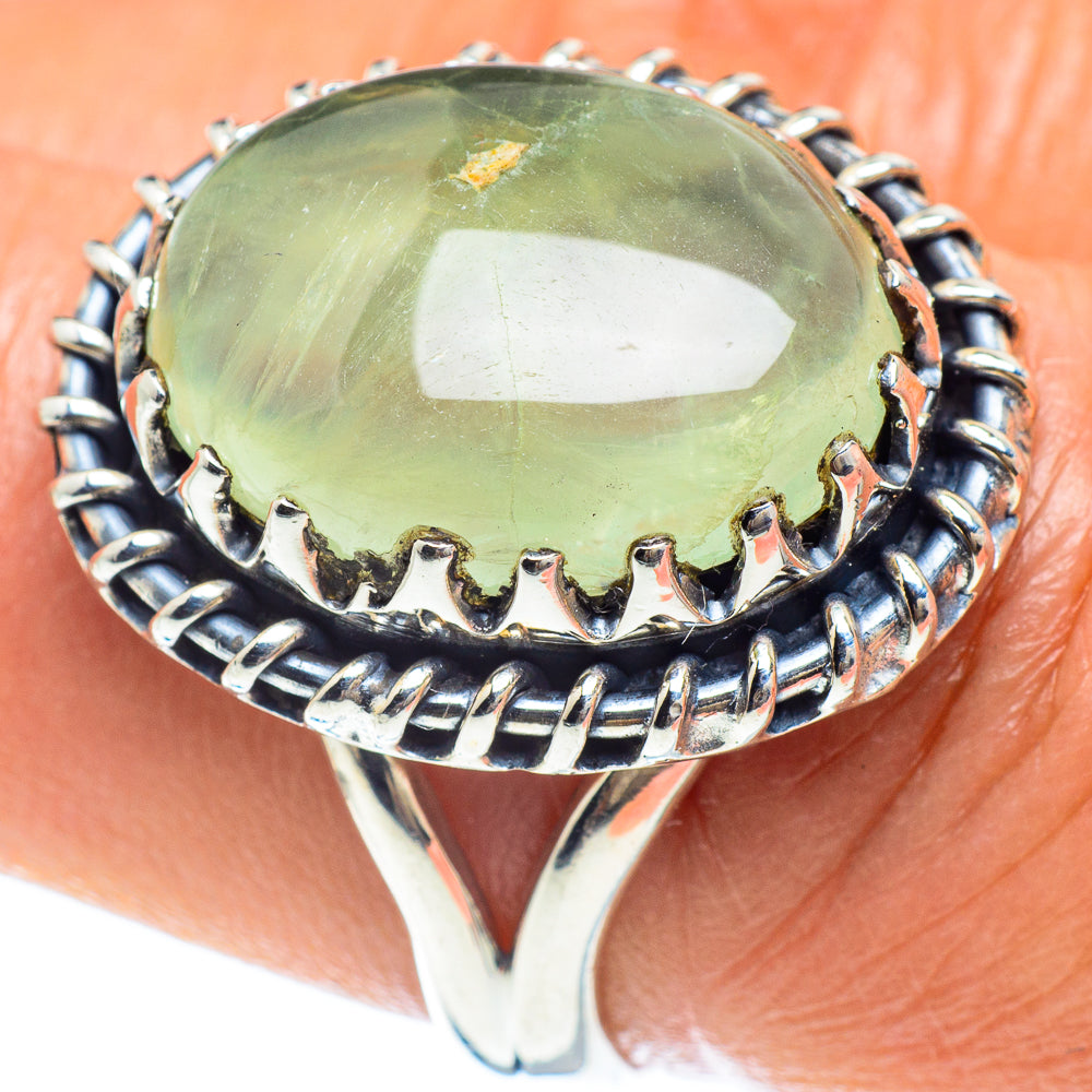 Prehnite Rings handcrafted by Ana Silver Co - RING58958