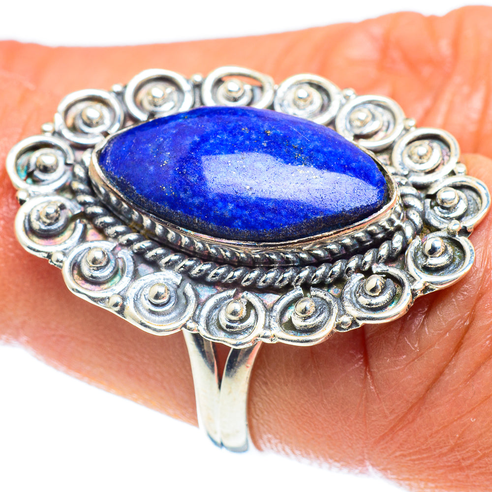 Lapis Lazuli Rings handcrafted by Ana Silver Co - RING58972
