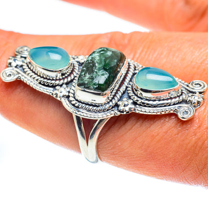 Seraphinite Rings handcrafted by Ana Silver Co - RING58977