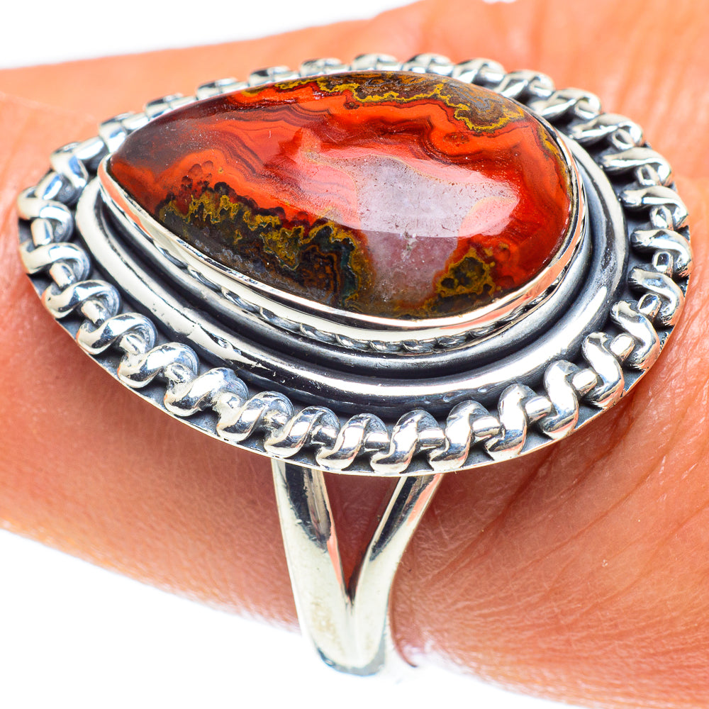 Moroccan Agate Rings handcrafted by Ana Silver Co - RING58980