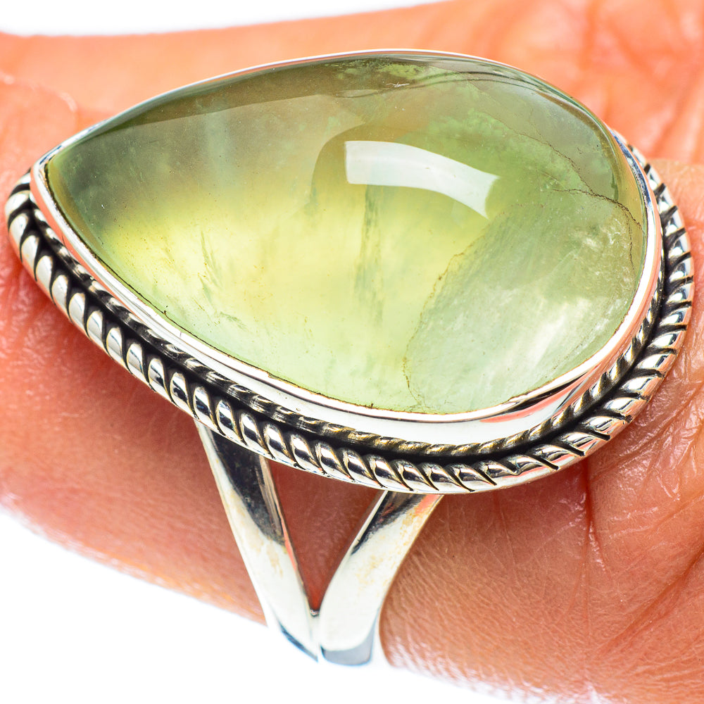 Prehnite Rings handcrafted by Ana Silver Co - RING58991