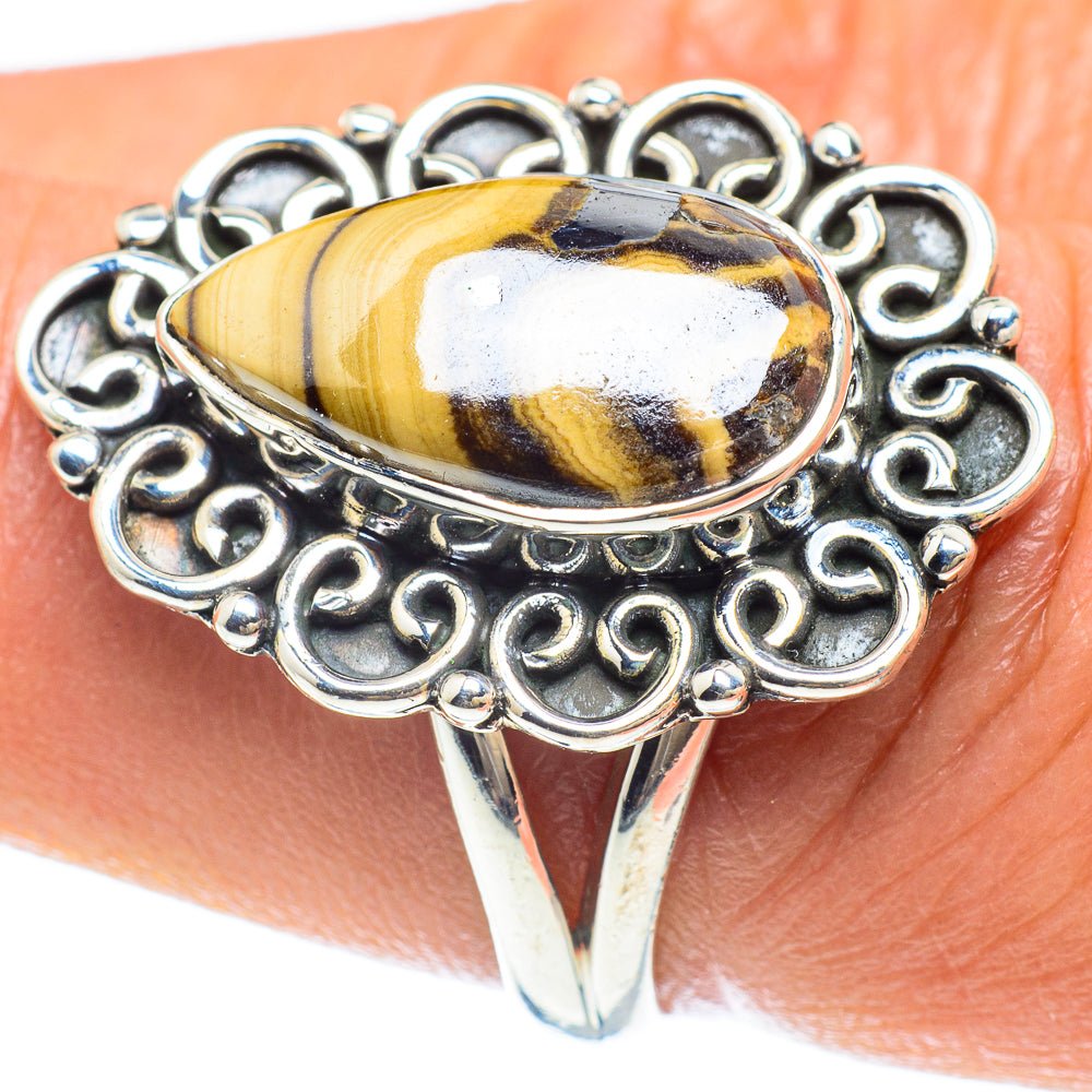 Schalenblende Rings handcrafted by Ana Silver Co - RING58997