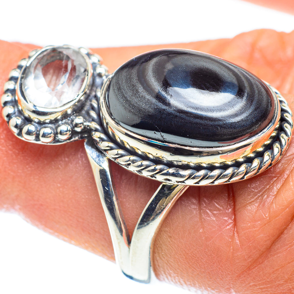 Psilomelane Rings handcrafted by Ana Silver Co - RING58998