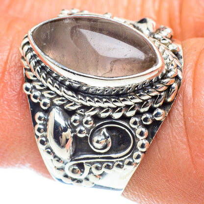 Rose Quartz Rings handcrafted by Ana Silver Co - RING59005