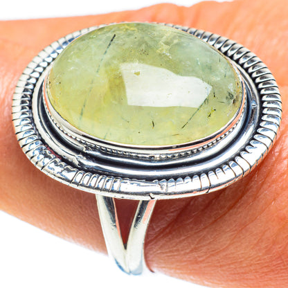 Prehnite Rings handcrafted by Ana Silver Co - RING59046
